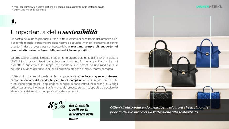 gestione del campionario