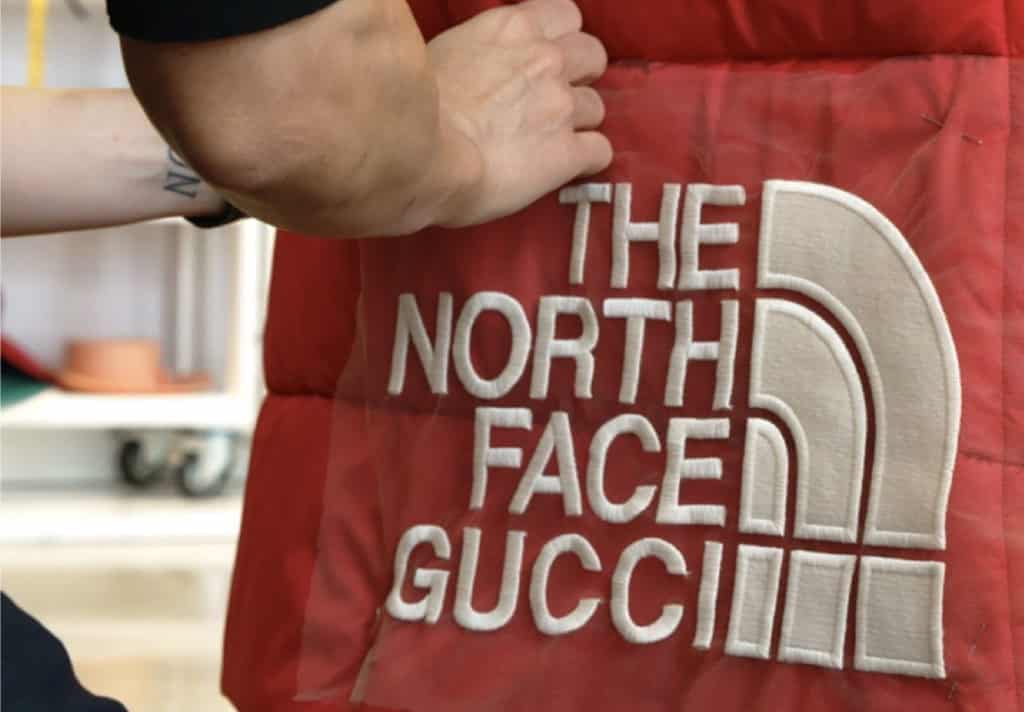 the north face gucci