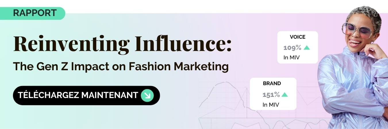 bannière de promotion du rapport marketing et generation z