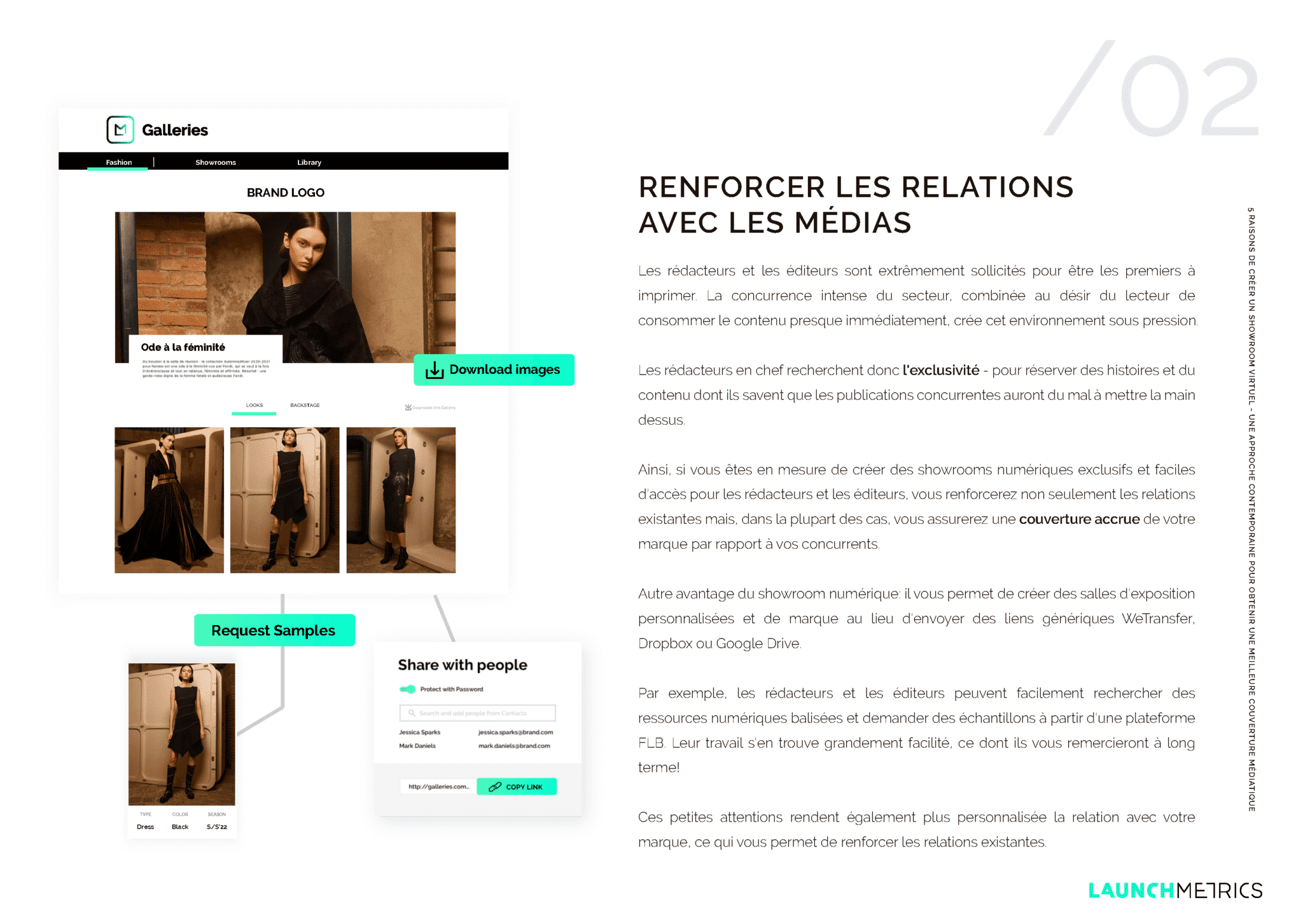 showroom virtuel relations avec les medias
