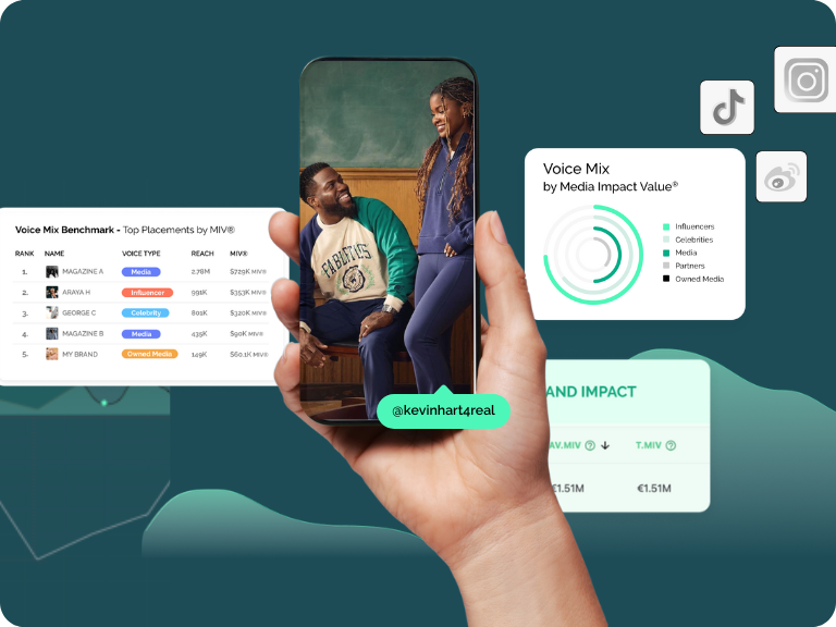 person holding a phone showing an example of a best marketing campaign