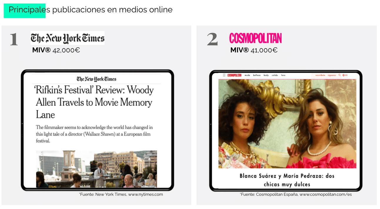 festival de cine de san sebastián - medios online