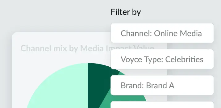 filter options in the software