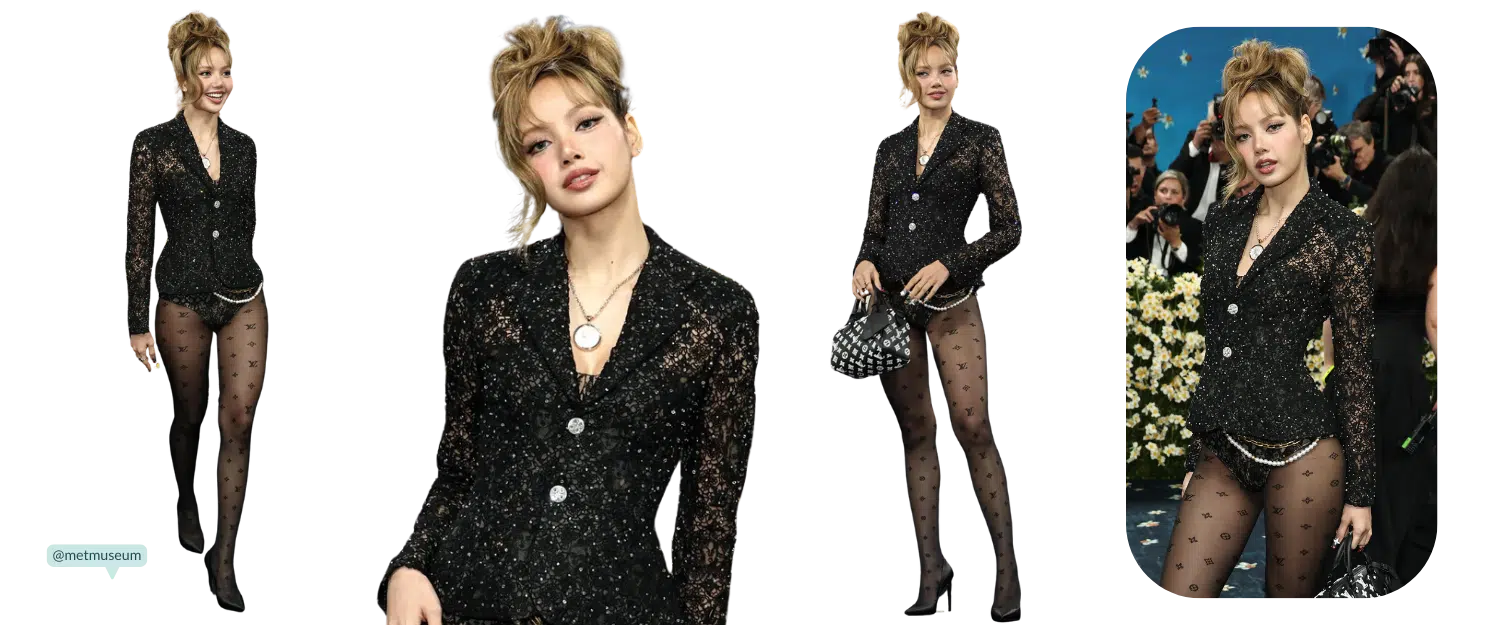 lisa at the met gala